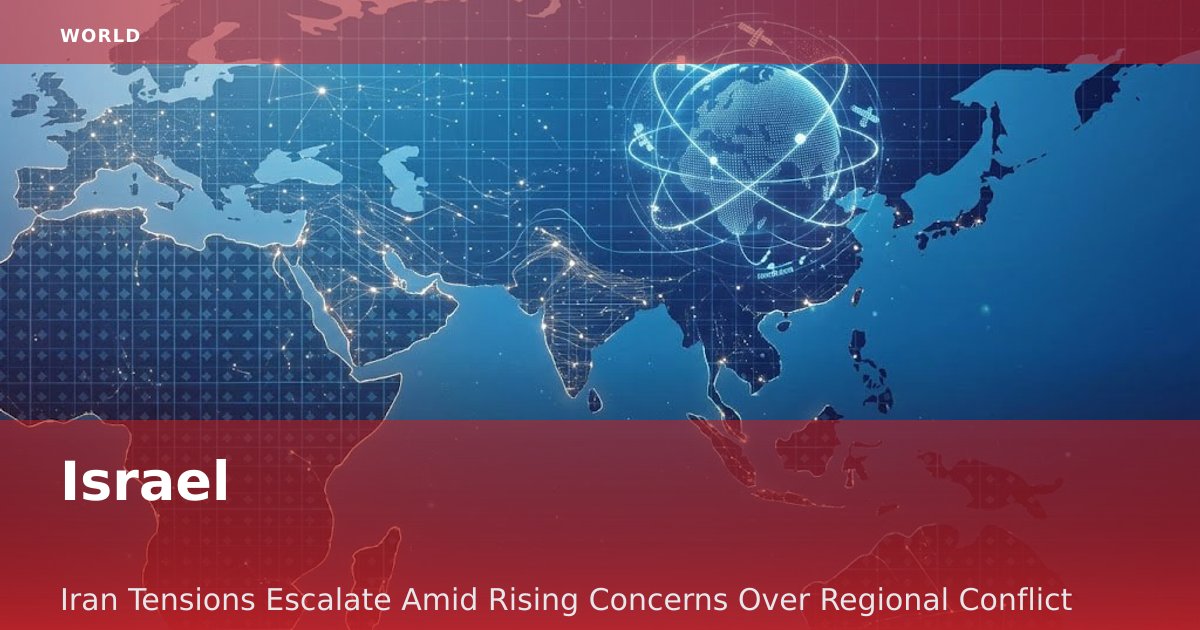 Israel-Iran Tensions Escalate Amid Rising Concerns Over Regional Conflict