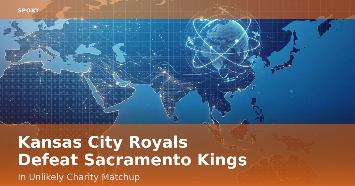 Kansas City Royals Defeat Sacramento Kings In Unlikely Charity Matchup