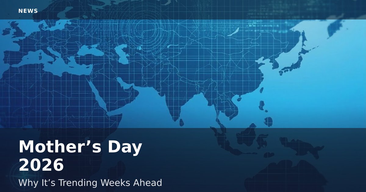 Mother’s Day 2026: Why It’s Trending Weeks Ahead