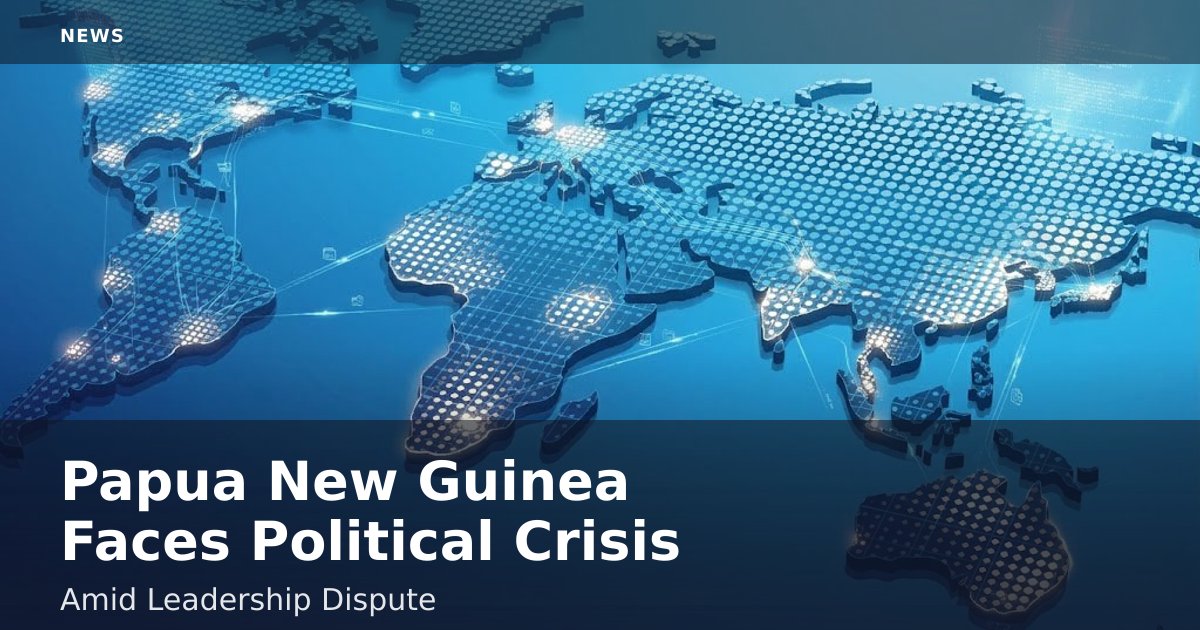 Papua New Guinea Faces Political Crisis Amid Leadership Dispute