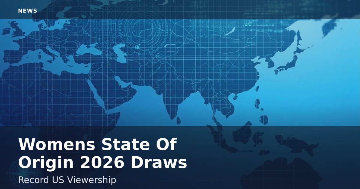 Women's State Of Origin 2026 Draws Record US Viewership